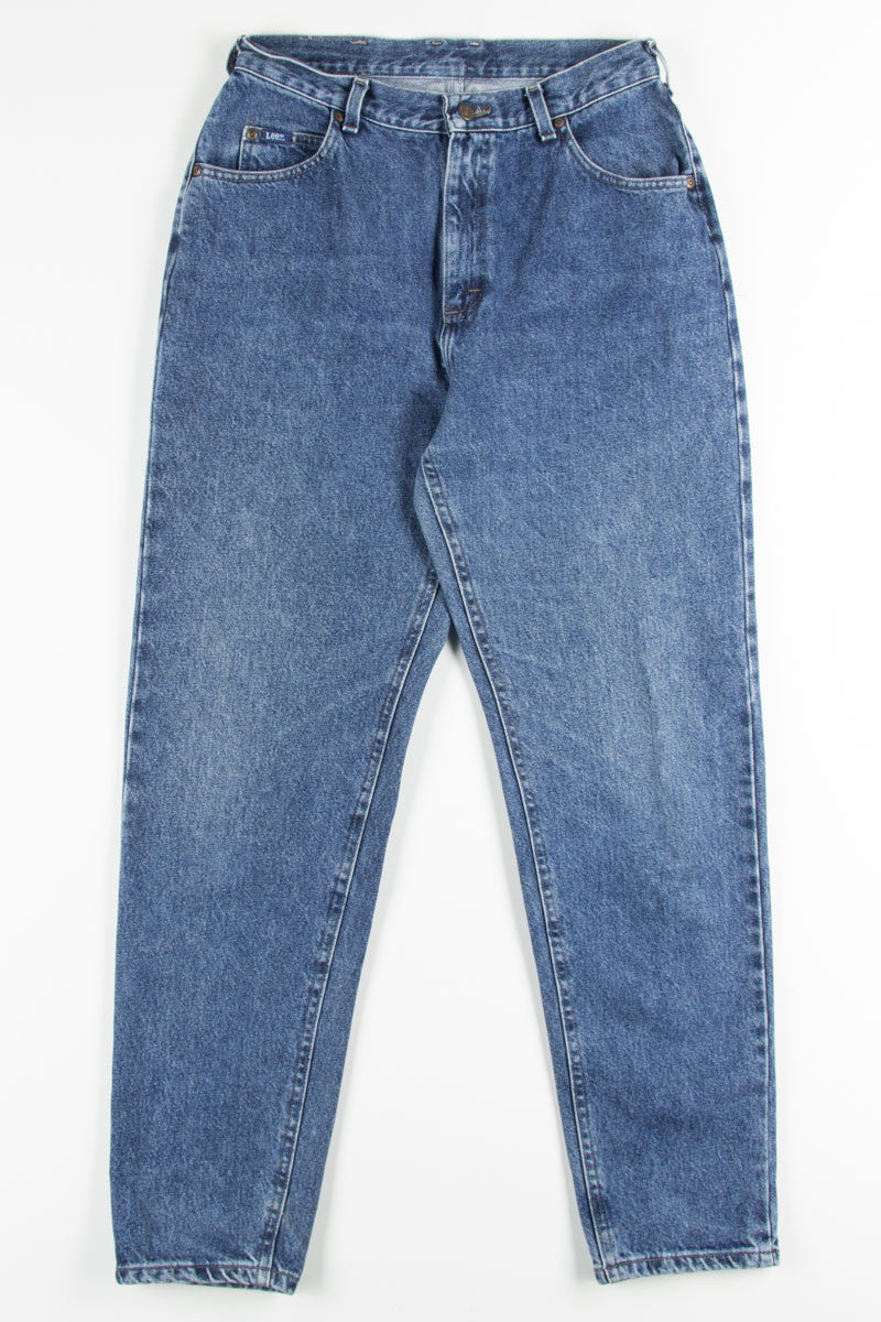 Lee Dark Wash High Rise Mom Jeans