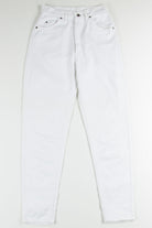 Lee White High Waisted Denim Jeans (sz. 10 Long)
