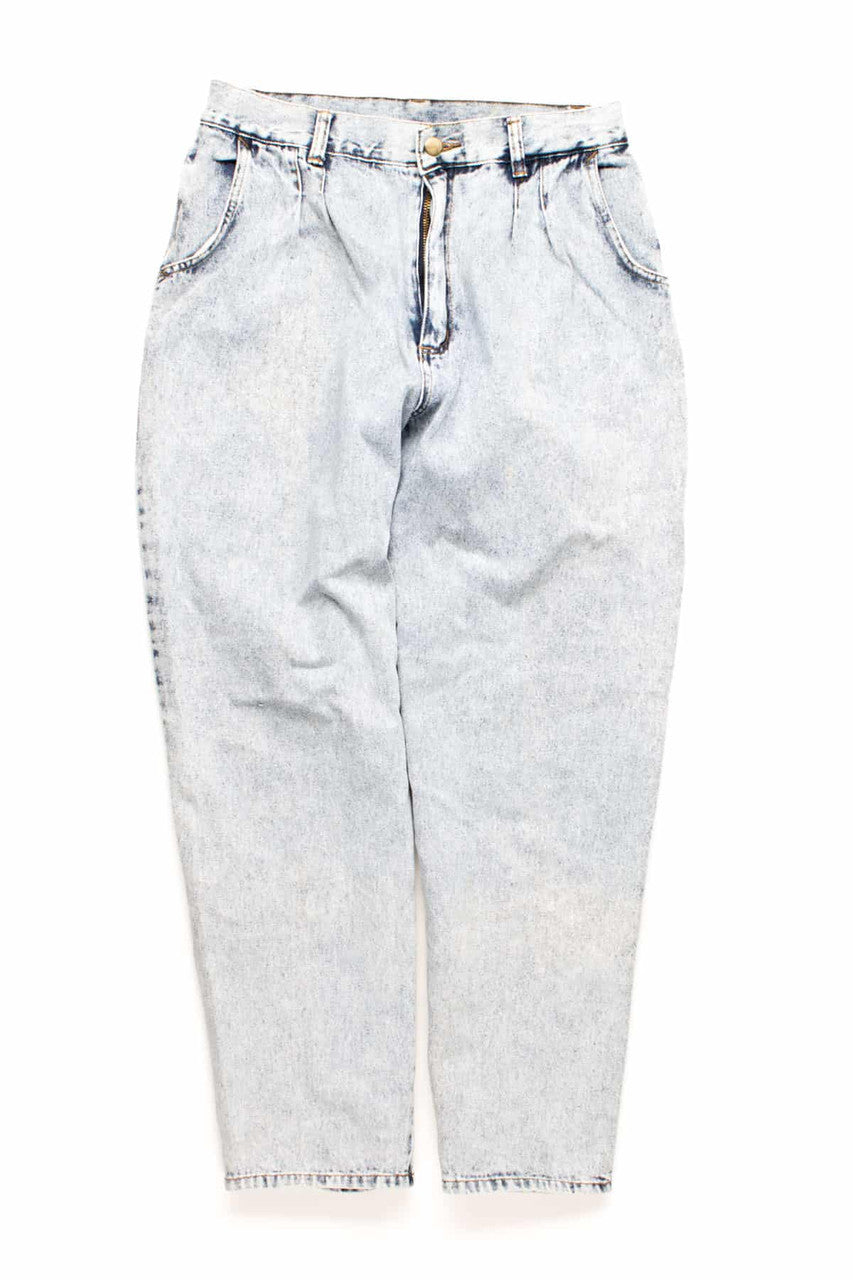 Vintage Avon Fashions Pleated Acidwash Jean (sz. 13/14)