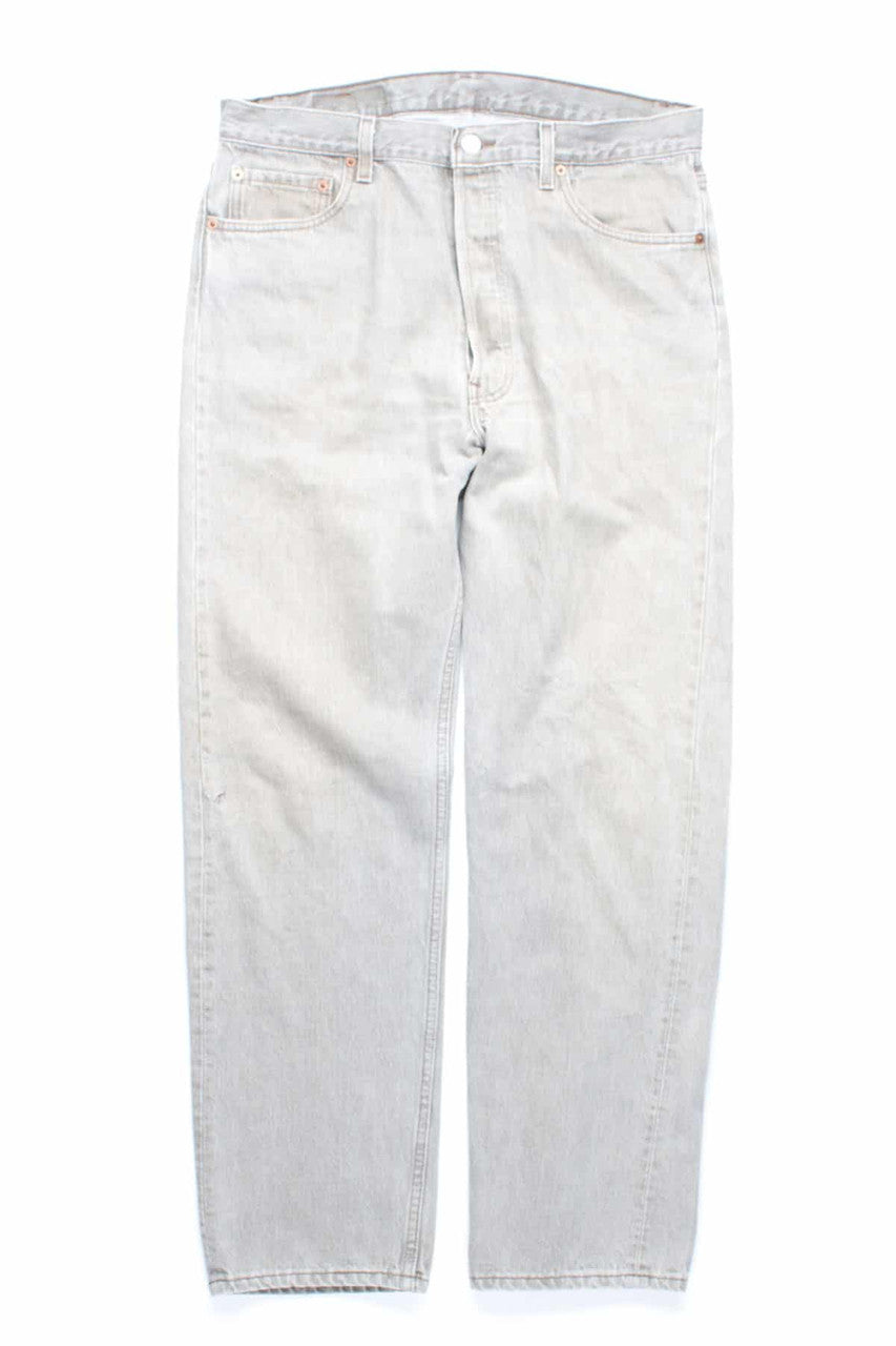 Levi's 501 Button Fly Tan Straight Leg Jeans (sz. 36W 32L)
