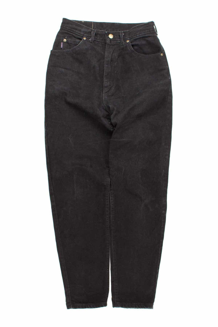 Riders Vintage High Waisted Black Jeans (sz. 12)