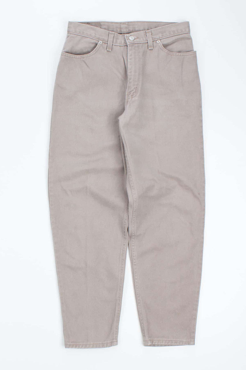 Dark Khaki Faded Glory Petite Vintage Jeans (sz. 12P)