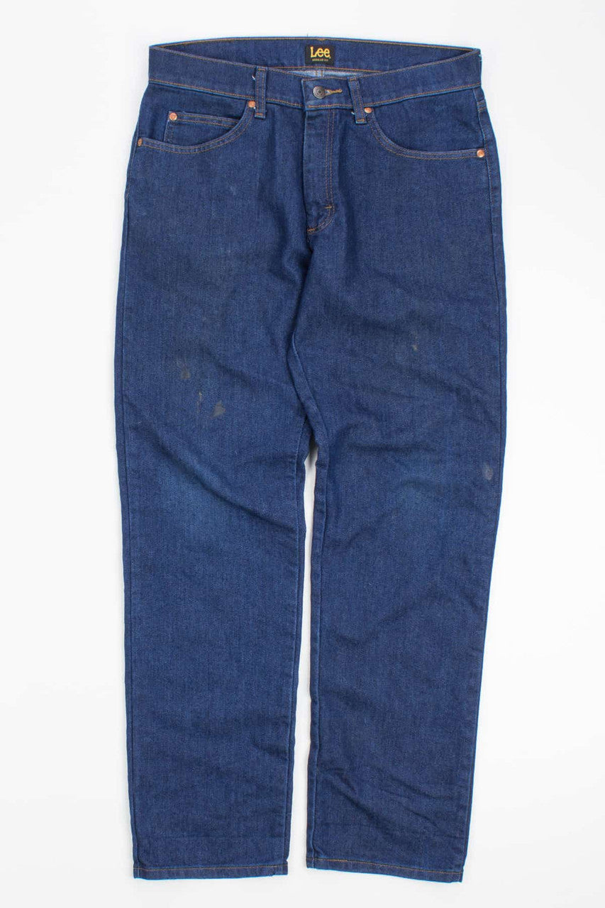 Dark Wash Lee Jeans (32W 32L)