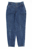 Dark Wash Pleated Sunset Blues Vintage Jeans (sz. 14)