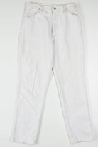 Cream High Waisted Wrangler Denim Jeans 538 (sz. 13/14 - 32L)