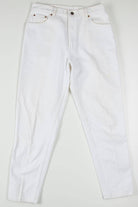White High Waisted Levi's Denim Jeans 558 (sz. 12M)