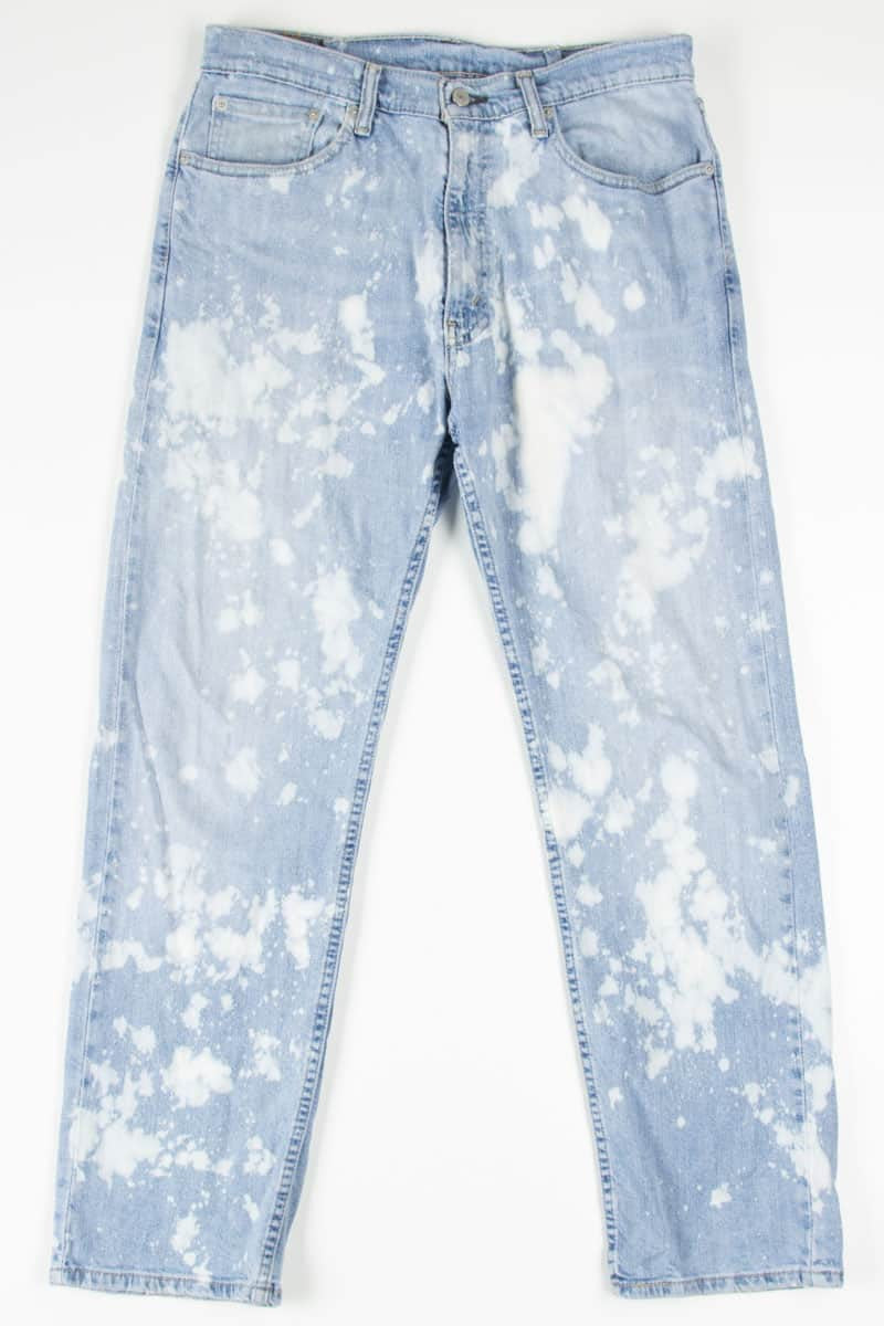 Bleached Levi's 505 Denim Jeans 567 (sz. 34W 30L)