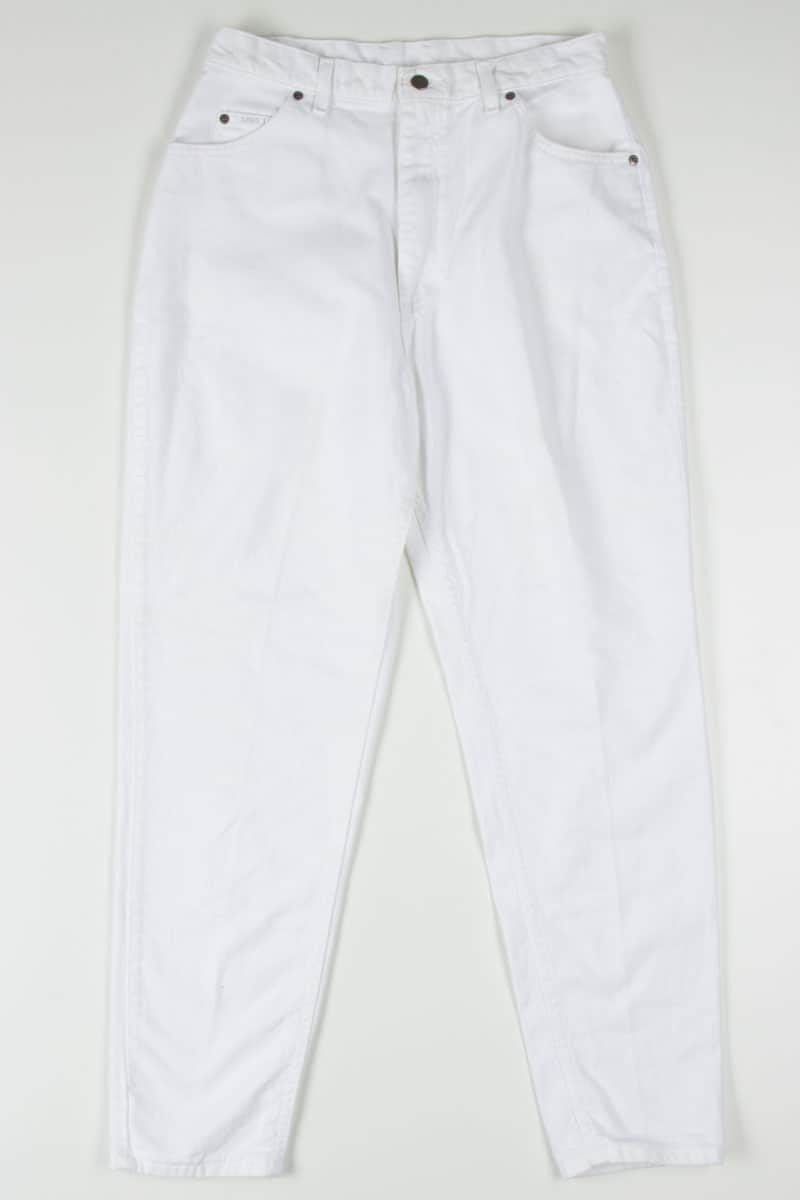 White Lee High Waisted Denim Jeans 581 (sz. 16 Med)