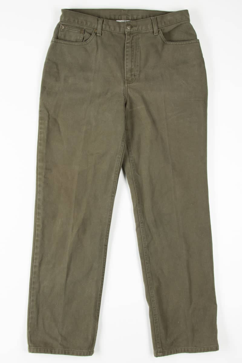 Olive Jeanology Denim Jeans 652 (sz. 12)