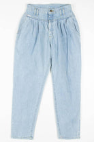 Vintage Paper Bag Waist Lee Denim Jeans 672 (sz. 12 Pet)