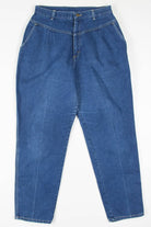 Vintage Pleated Carriage Court Denim Jeans 699 (sz. 16)