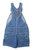 Vintage Medium Wash Dickies Carpenter Overall Shorts