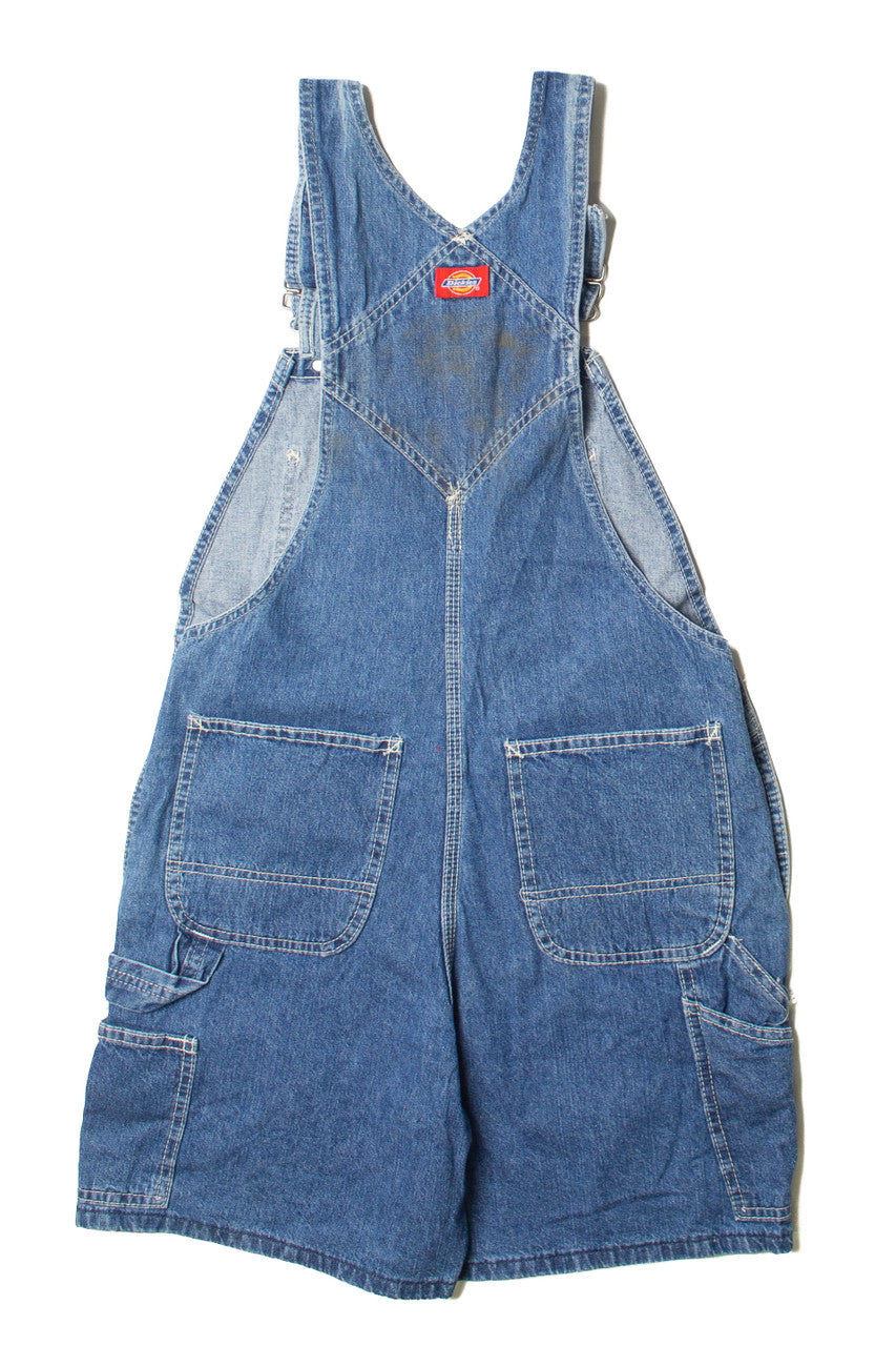 Vintage Medium Wash Dickies Carpenter Overall Shorts