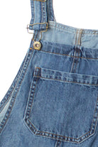 True Craft Denim Overall Shorts