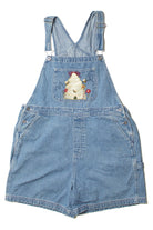 Vintage Beehive Christopher & Banks Denim Overall Shorts