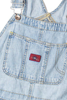 Vintage Light Wash Old Navy Carpenter Denim Overall Shorts (1990s)