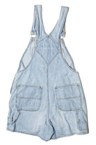 Vintage Light Wash Old Navy Carpenter Denim Overall Shorts (1990s)