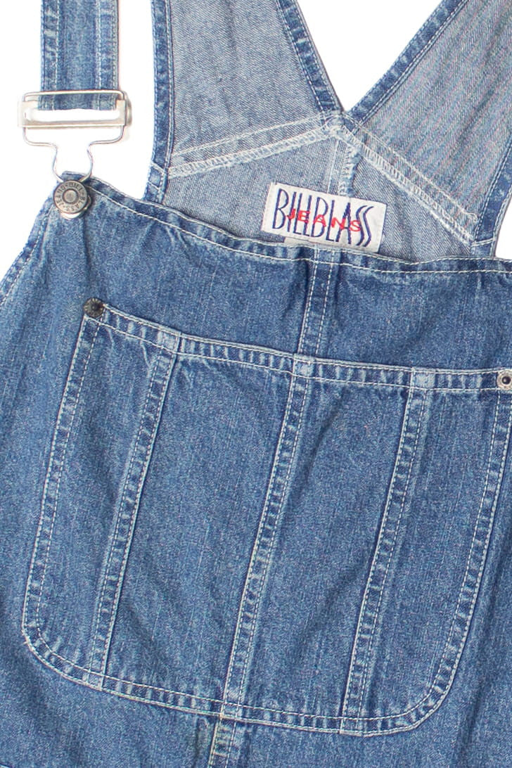 Vintage Bill Blass Carpenter Denim Overall Shorts (1990s)