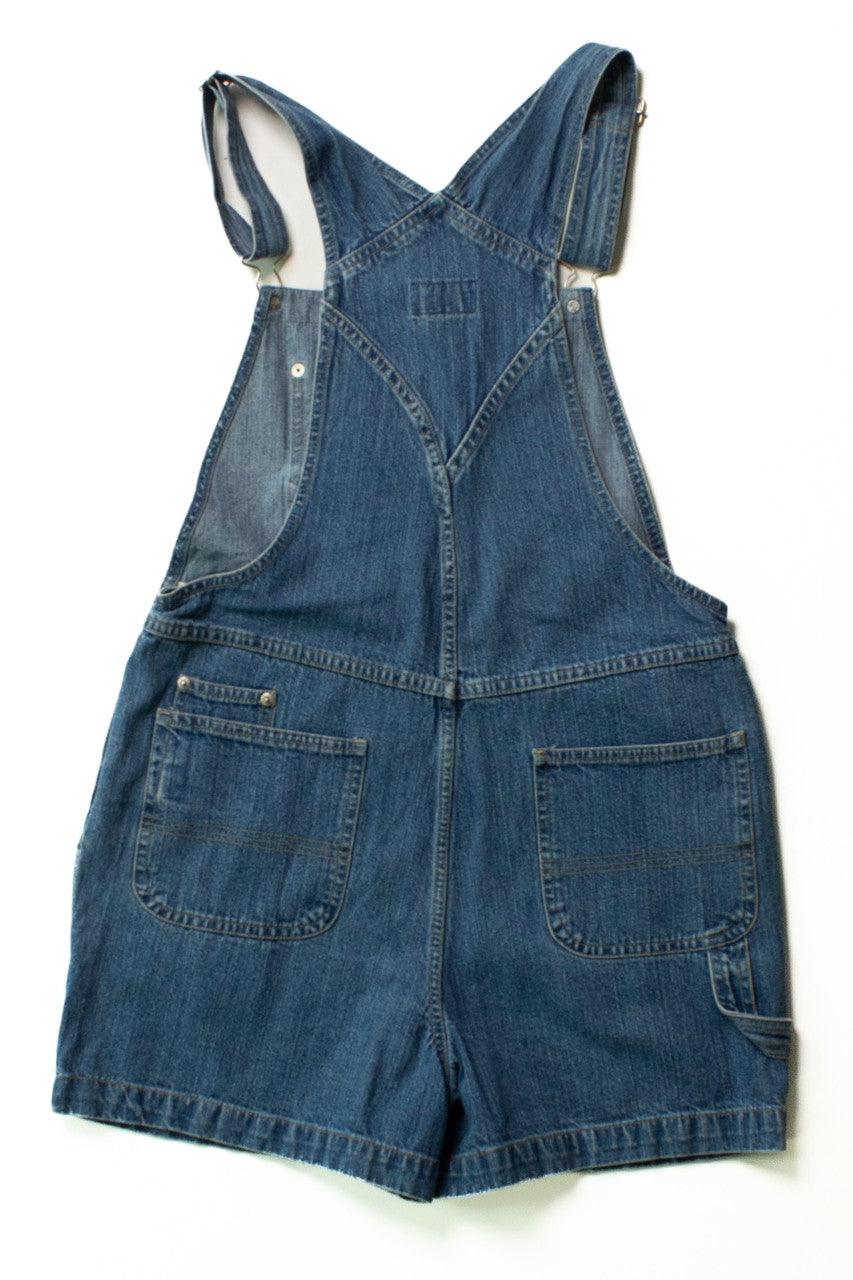 Vintage B.U.M. Equipment Denim Overall Shorts (1990s)
