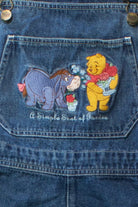 Vintage Pooh's Grand Little Garden Overall Shorts (1990s)