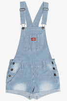 Vintage Dickies Hickory Stripe Denim Overall Shorts (2010s)