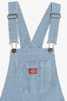 Vintage Dickies Hickory Stripe Denim Overall Shorts (2010s)
