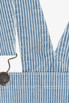 Vintage Dickies Hickory Stripe Denim Overall Shorts (2010s)
