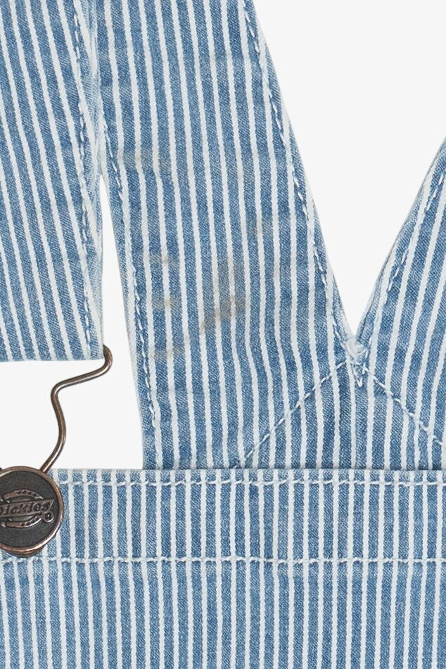 Vintage Dickies Hickory Stripe Denim Overall Shorts (2010s)