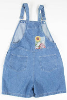 Red Barn Country Denim Overall Shorts (sz. M)
