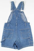 Studded Denim Overall Shorts (sz. M)