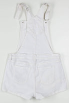 White Denim Overall Shorts 194 (sz. 29)