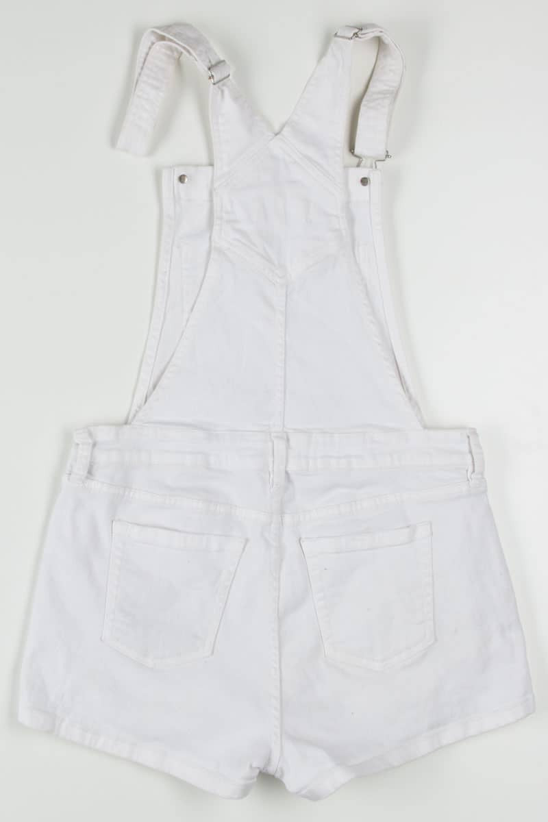 White Denim Overall Shorts 194 (sz. 29)