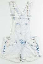Acid Washed Denim Overall Shorts (sz. 11)