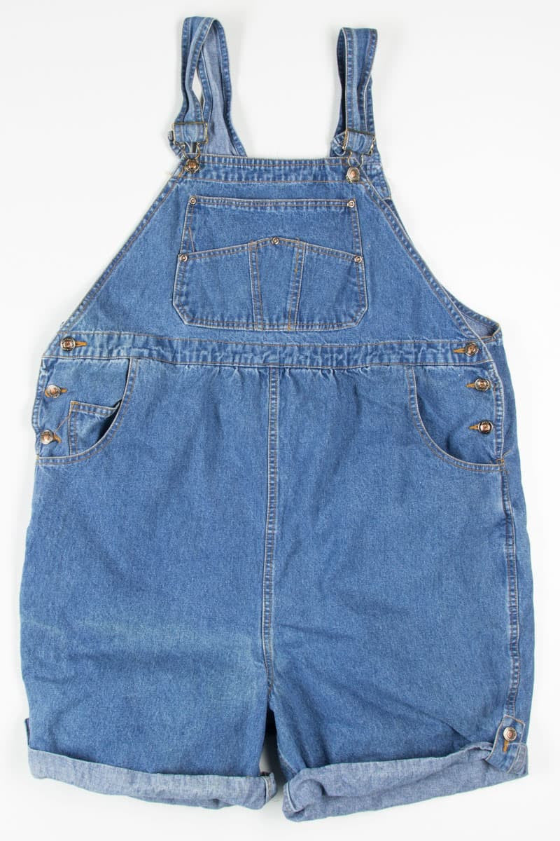 Maternity Denim Overall Shorts (sz. M)