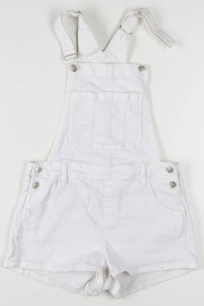 White Denim Overall Shorts 194 (sz. 29)
