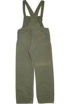 Vintage Army Green Surplus Denim Overalls