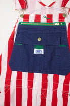 Vintage Red Striped Liberty Denim Overalls (2000s)