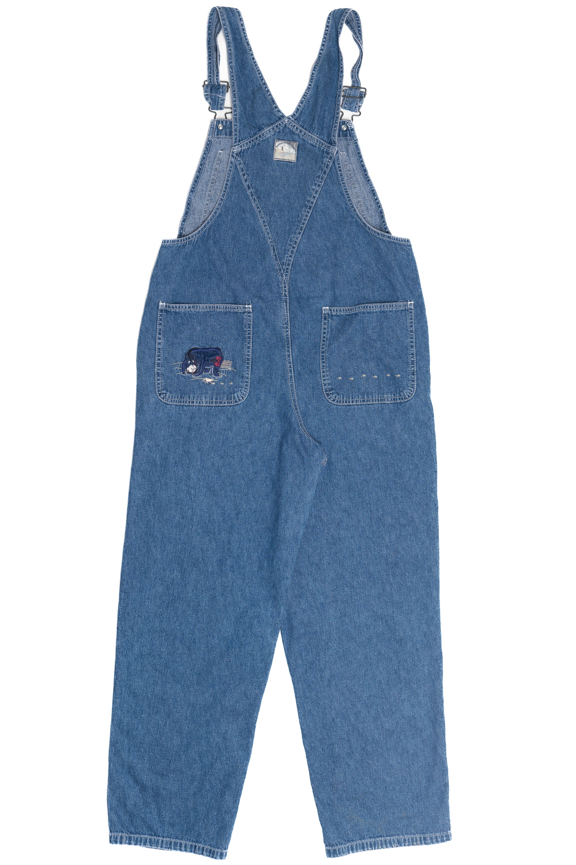 Vintage Winnie The Pooh Misty Cove Embroidered Denim Overalls (1990s)