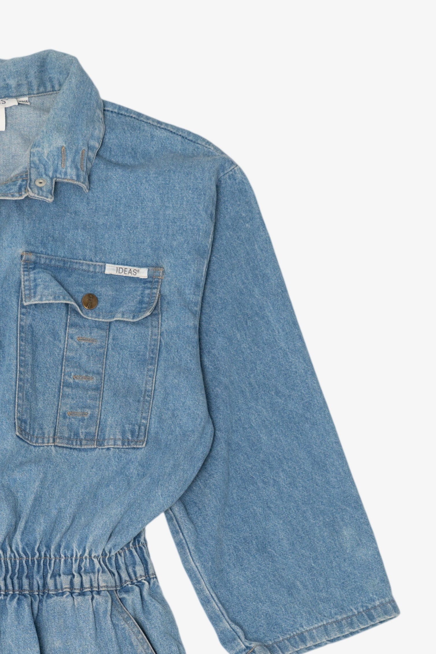 Vintage Ideas Blue Denim Jumpsuit (1980s)