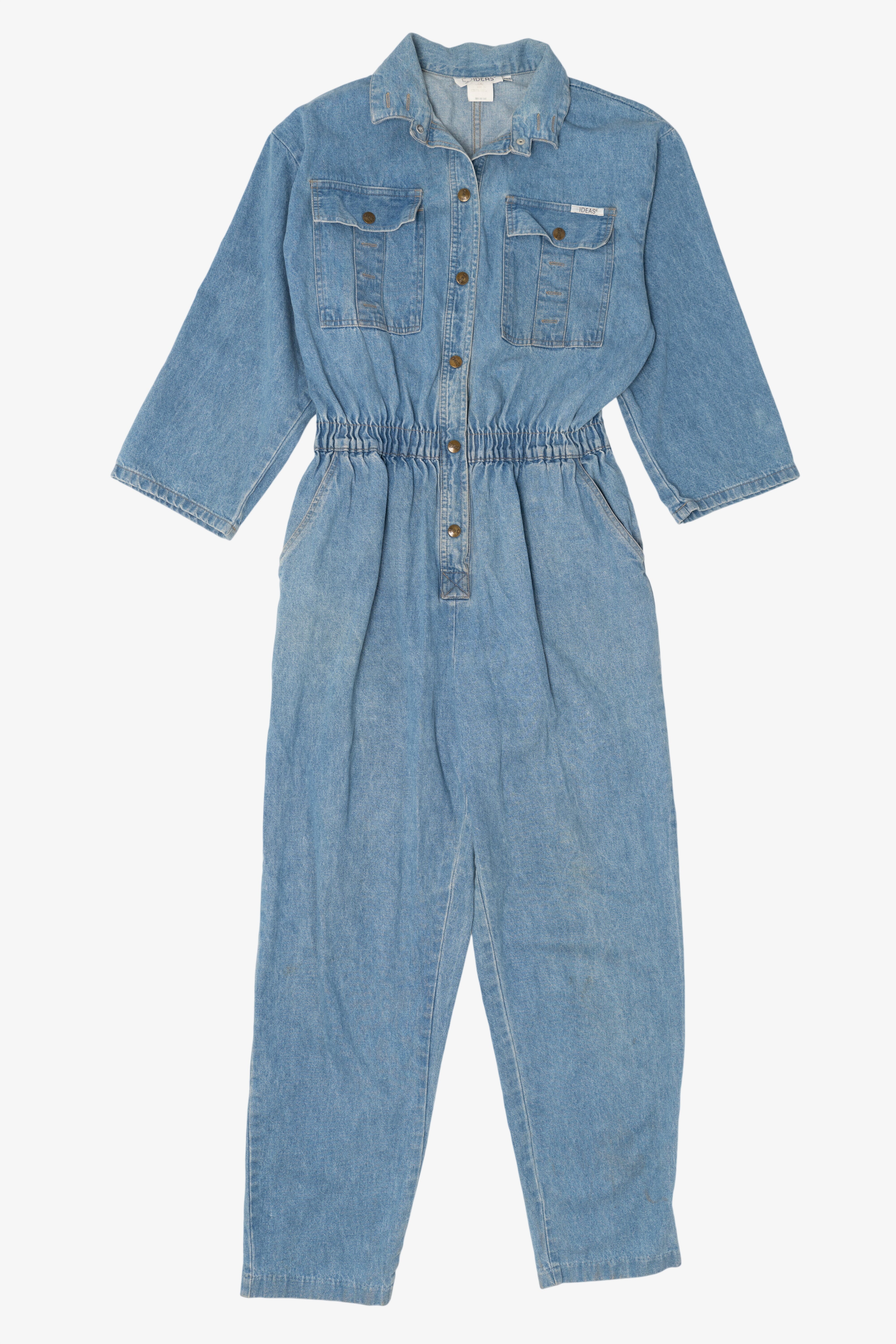 Vintage Ideas Blue Denim Jumpsuit (1980s)
