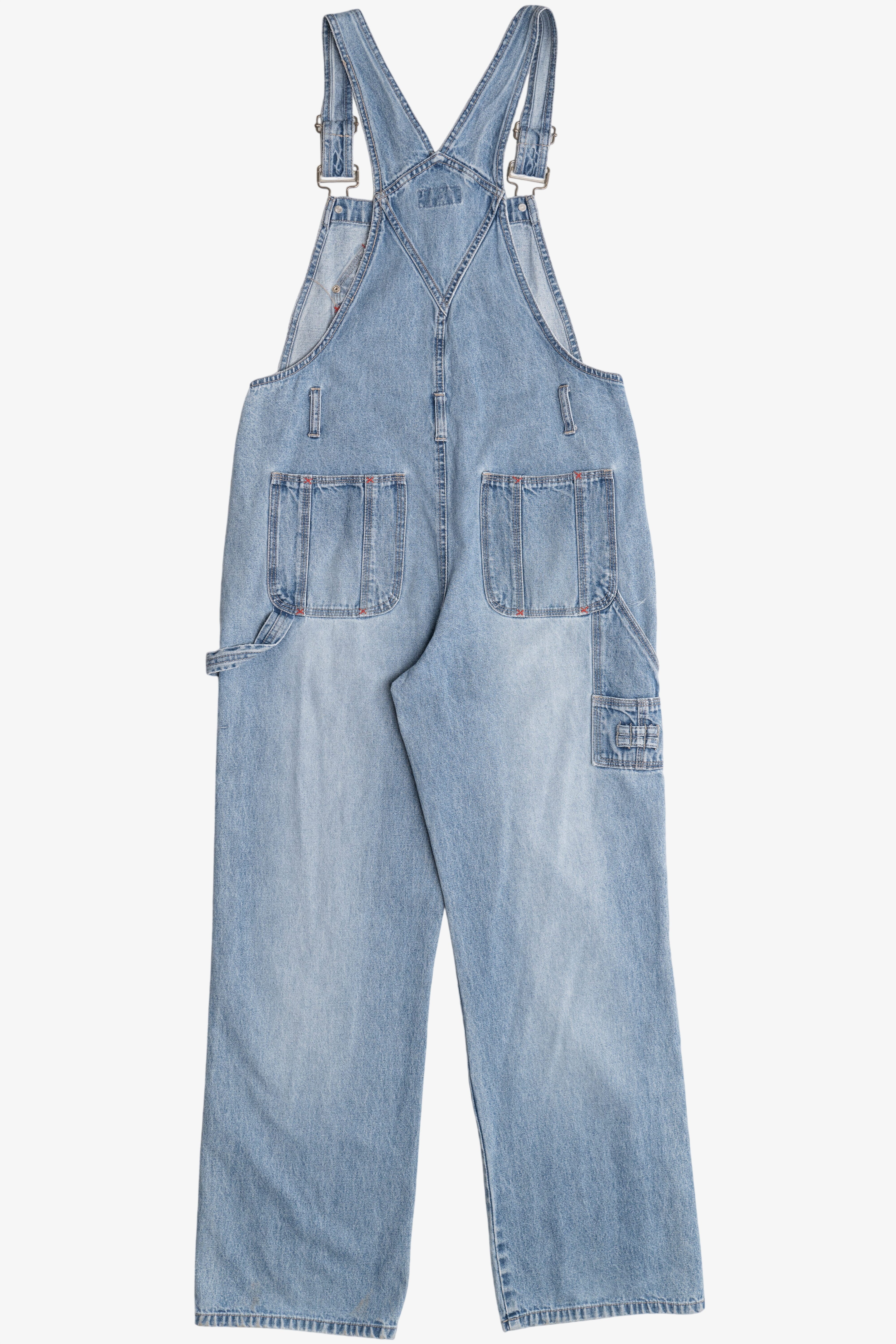 Vintage No Boundaries Multi Pocket Denim Overalls (2000s)