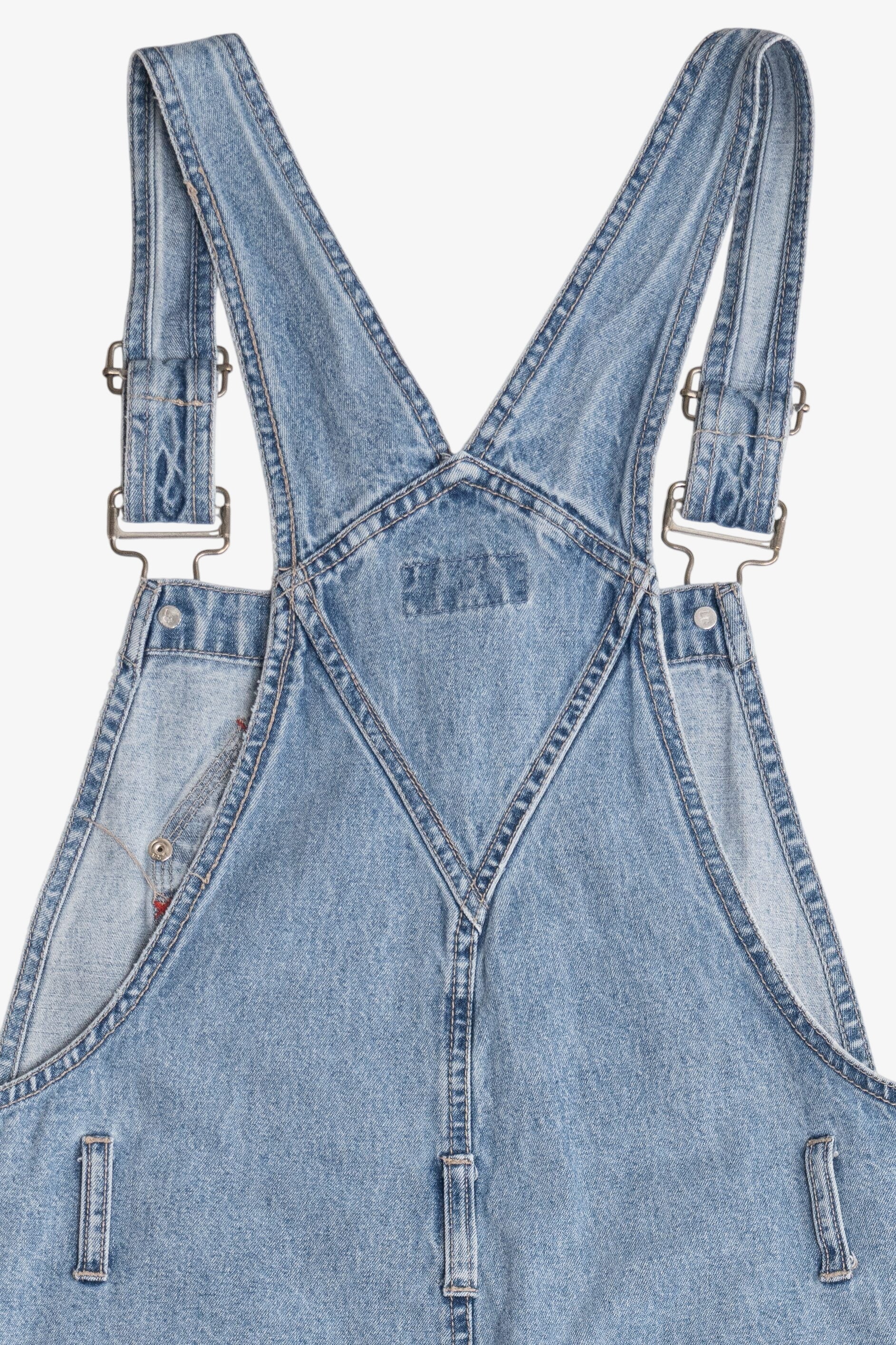 Vintage No Boundaries Multi Pocket Denim Overalls (2000s)