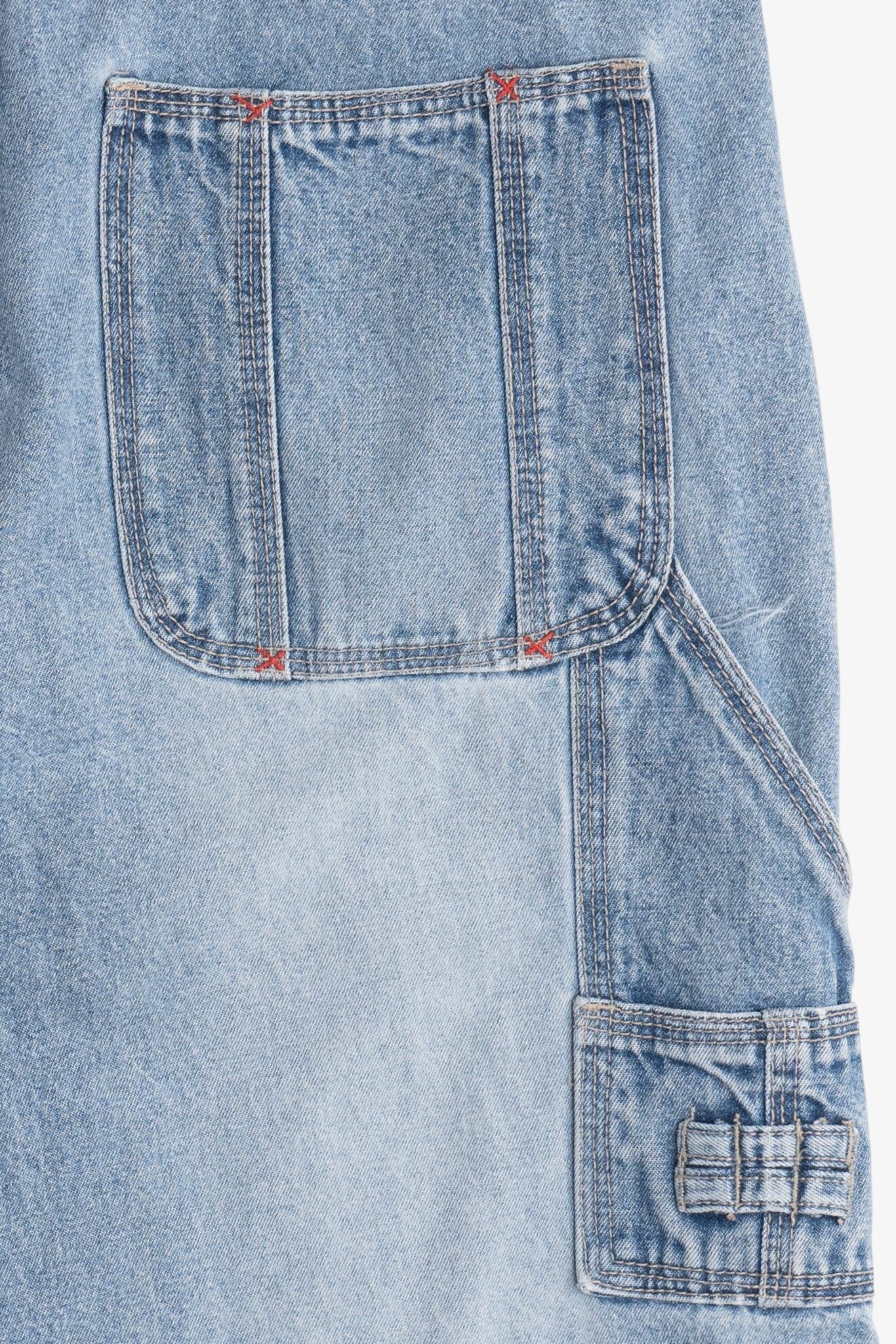 Vintage No Boundaries Multi Pocket Denim Overalls (2000s)