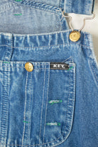 Vintage Key Denim Overalls (1990s)