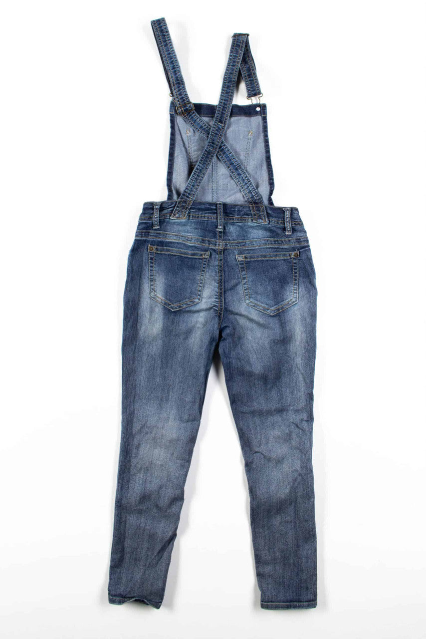 Stone Wash Denim Overalls (sz. Small)