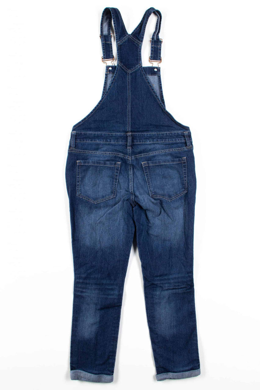 Dark Wash Denim Overalls (sz. Small)