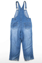 Faded Denim Overalls
