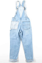 Pinstriped Denim Overalls (sz. Medium)