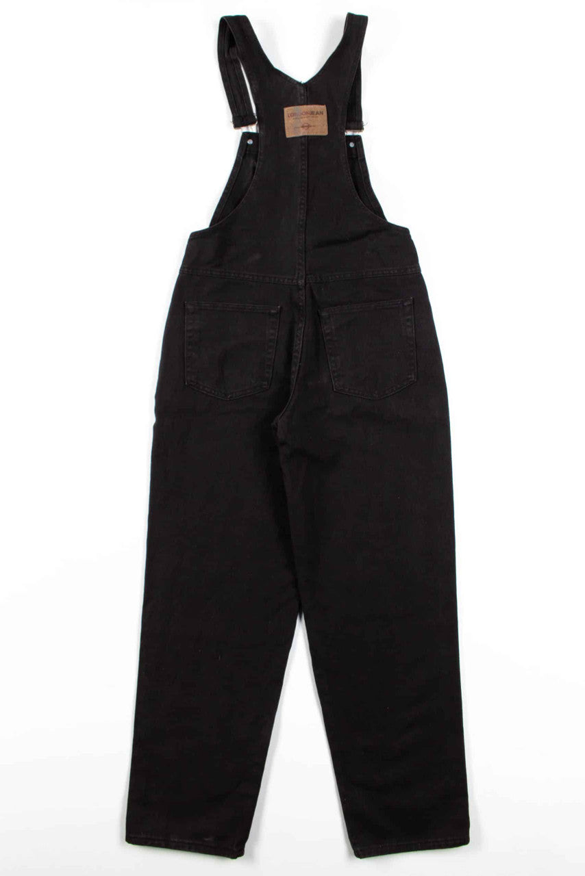 Black Denim Overalls (sz. XS)