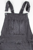 Black Skinny Overalls